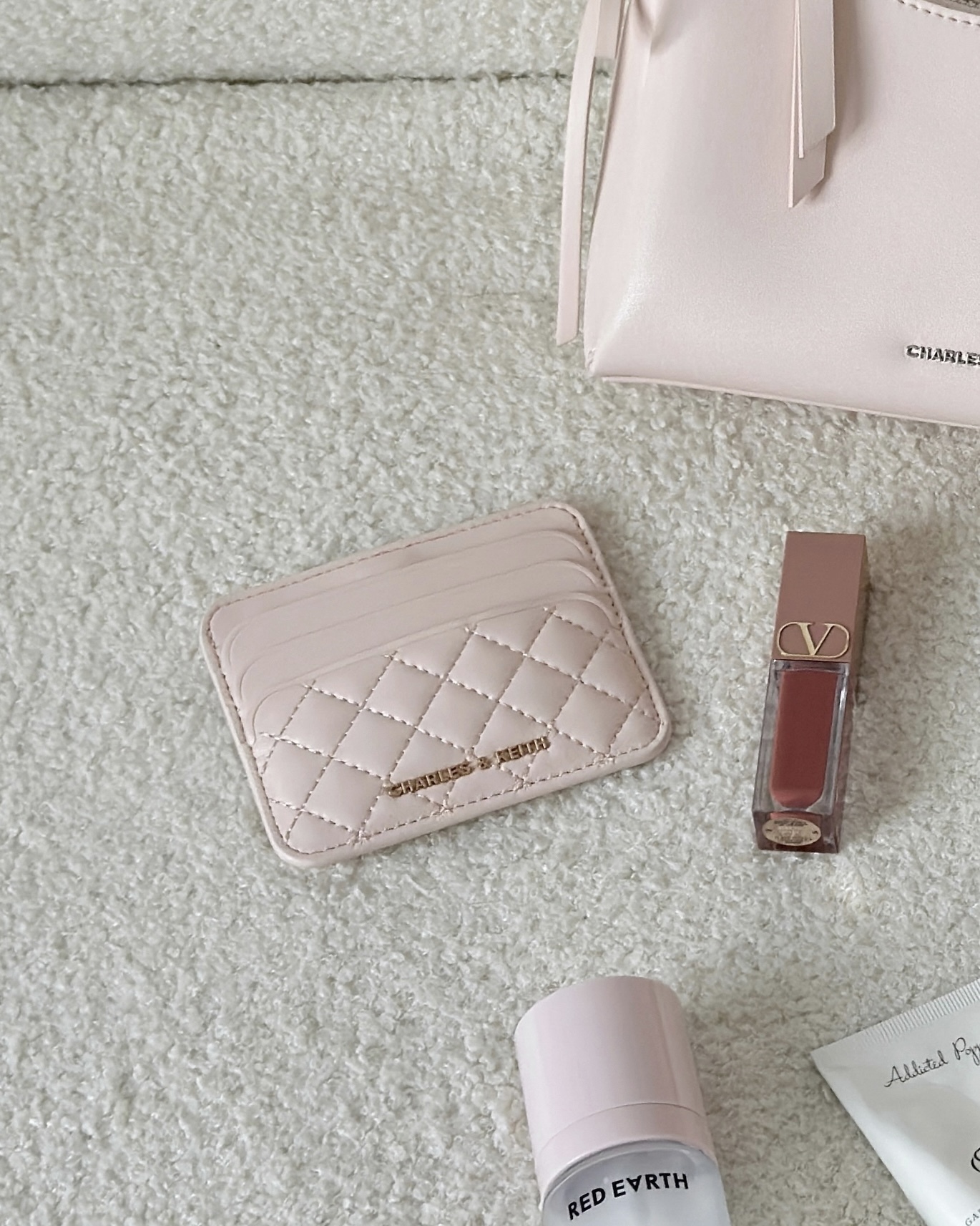 Charles & Keith 小CK Cleo 菱格紋 票卡夾 卡夾 信用卡 短夾 / 預購