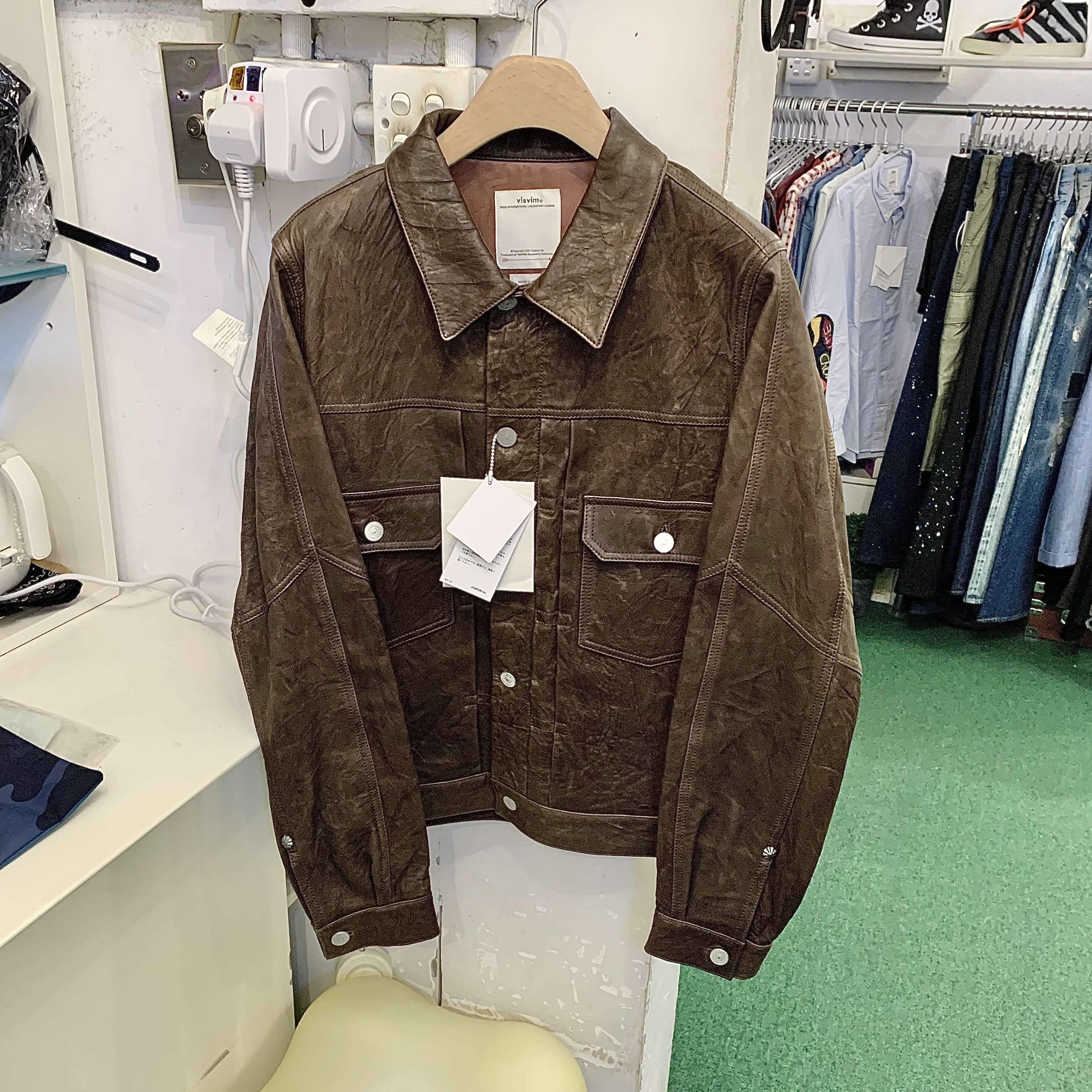 VISVIM 101 JKT IT (FR VEG.L) *MADE IN ITALY - DK.BROWN SIZE 2 IN STOCK NOW (現貨發售中)