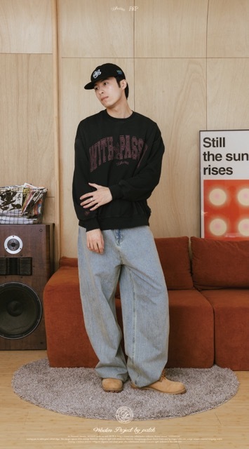 WODEN® X P.B.P® 023 Vintage College Sweatshirt