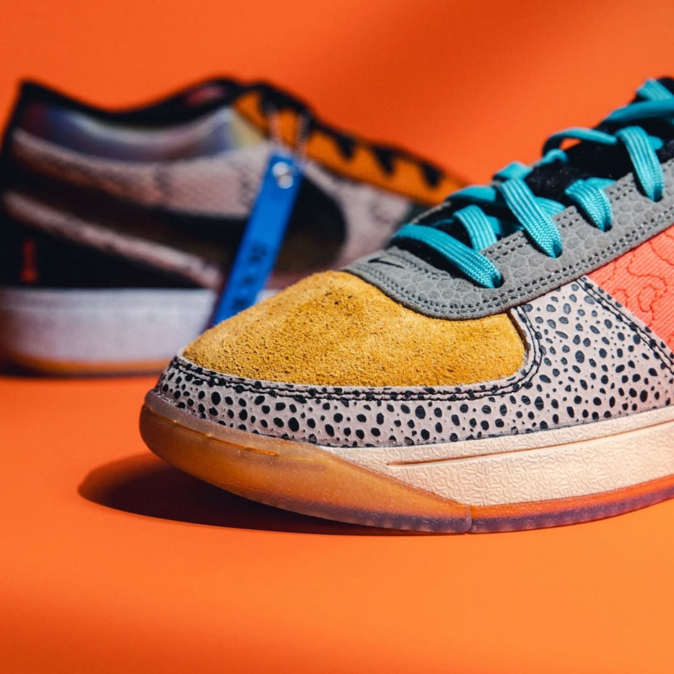 NICEDAY 代購 NIKE BOOK 1 WHAT The 鴛鴦 蛇紋 彩虹 麂皮 拼接 籃球鞋 實戰 IH1335-100