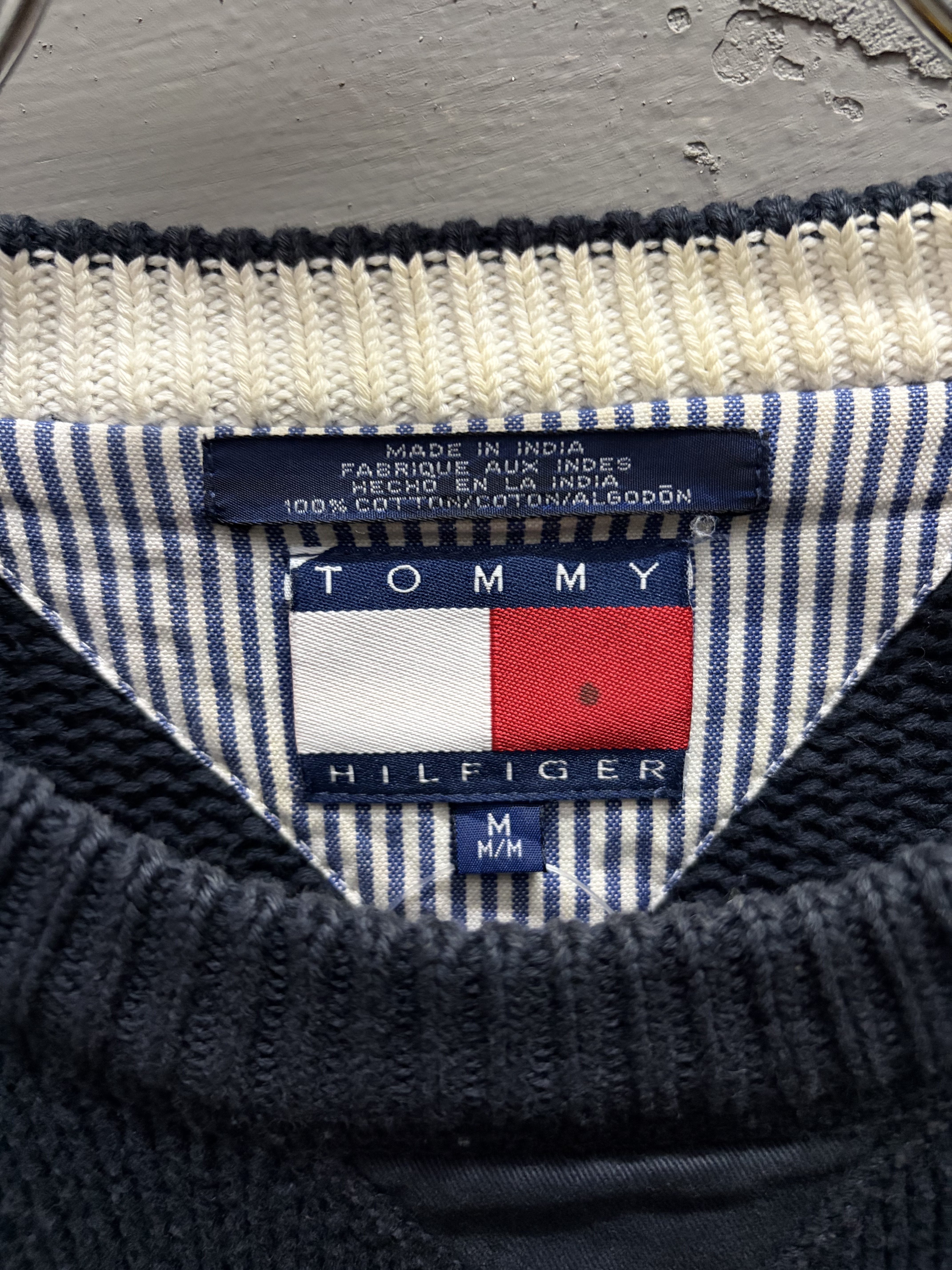 90’s  TOMMY HILFIGER Cotton Knit Sweater