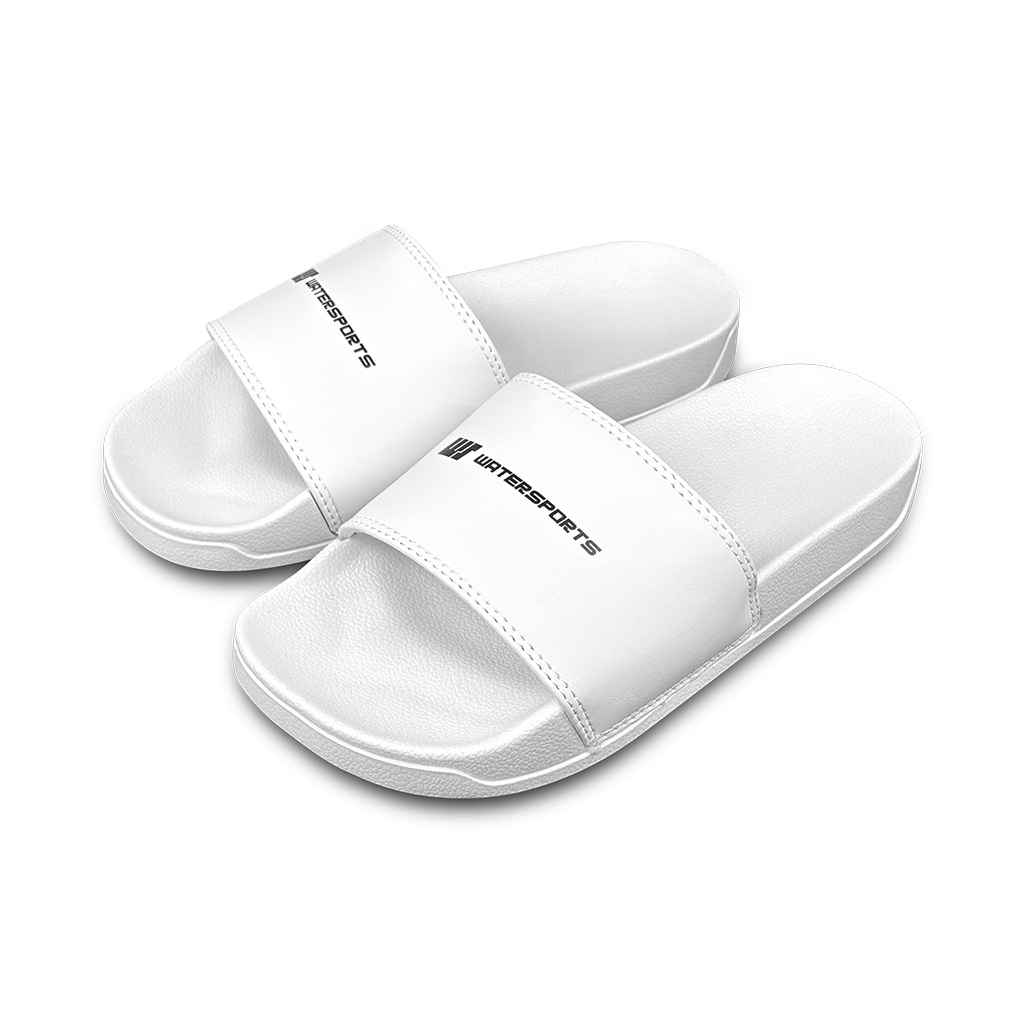 中性休閒防滑涼鞋 - 白