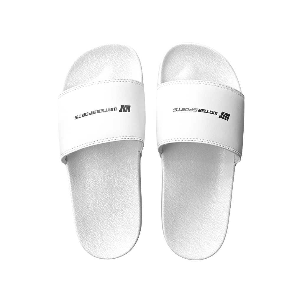 中性休閒防滑涼鞋 - 白