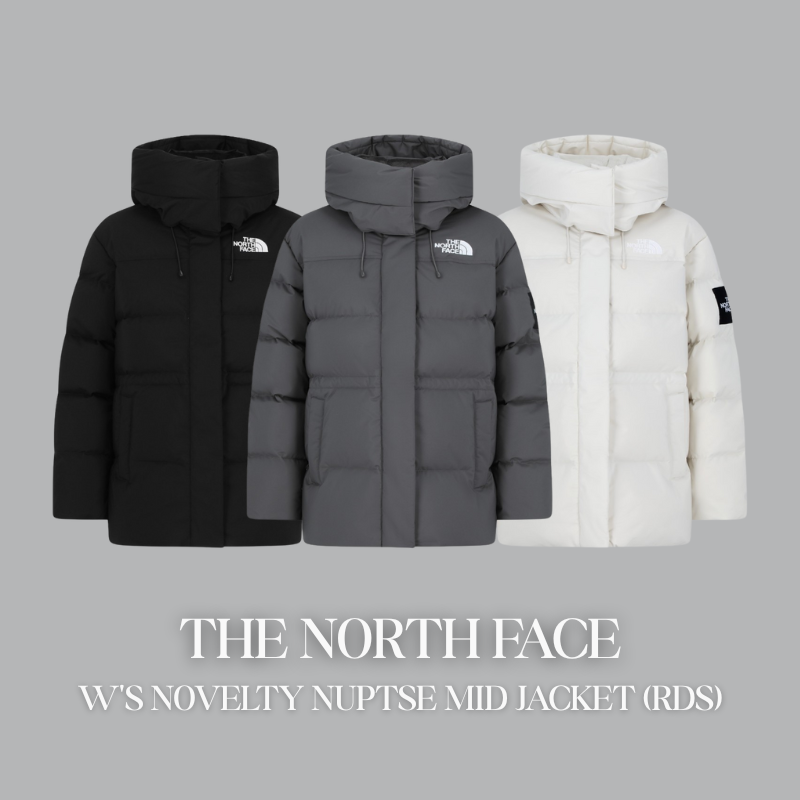【代購】THE NORTH FACE W'S NOVELTY NUPTSE MID JACKET (RDS)｜女款 中長版 經典羽絨外套