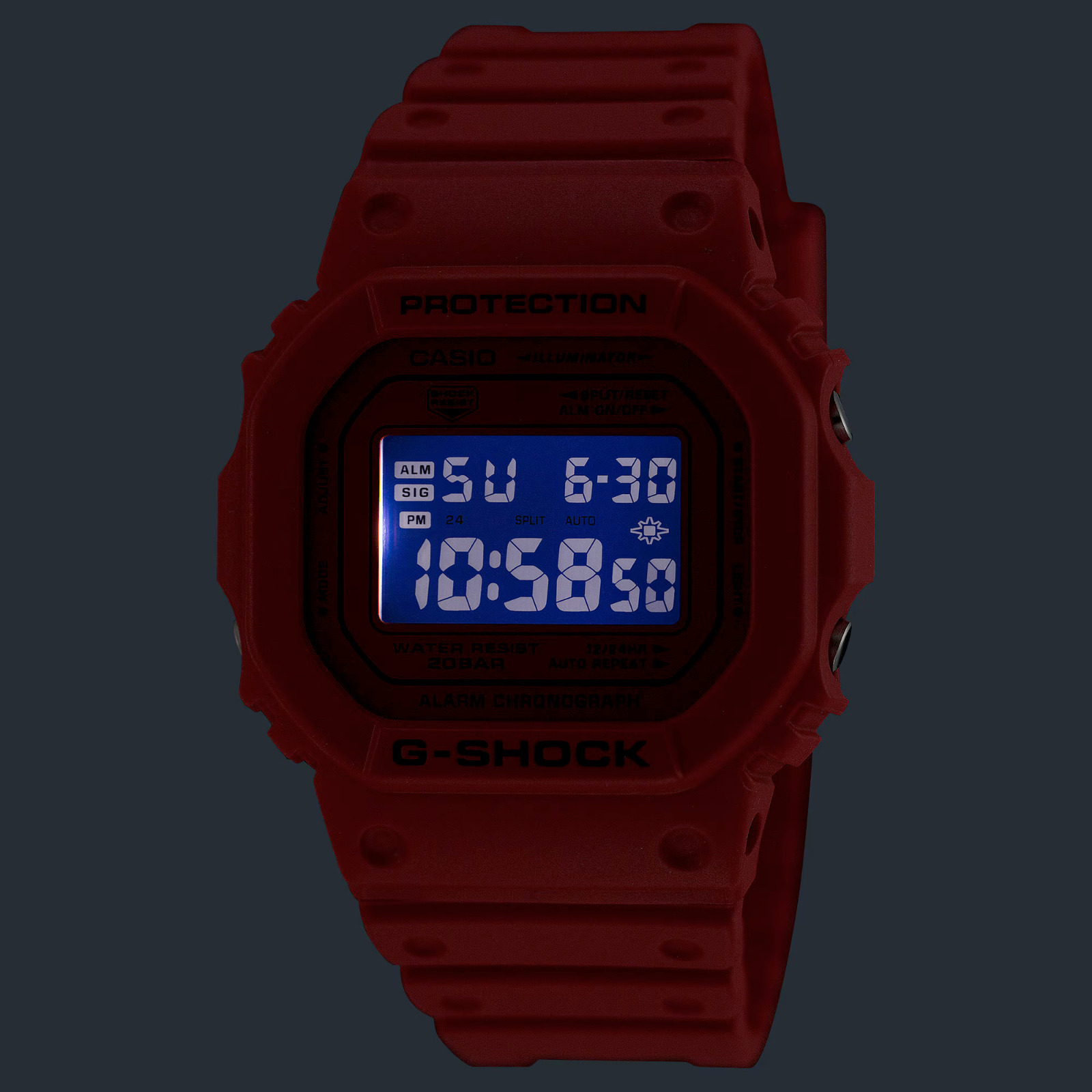 G-SHOCK CASIO Digital Watch RED DW-5600RRB-4