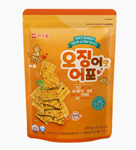 SK005 Murgerbon 魷魚味脆脆魚120g x 3包 exp:6個月以上2026.07