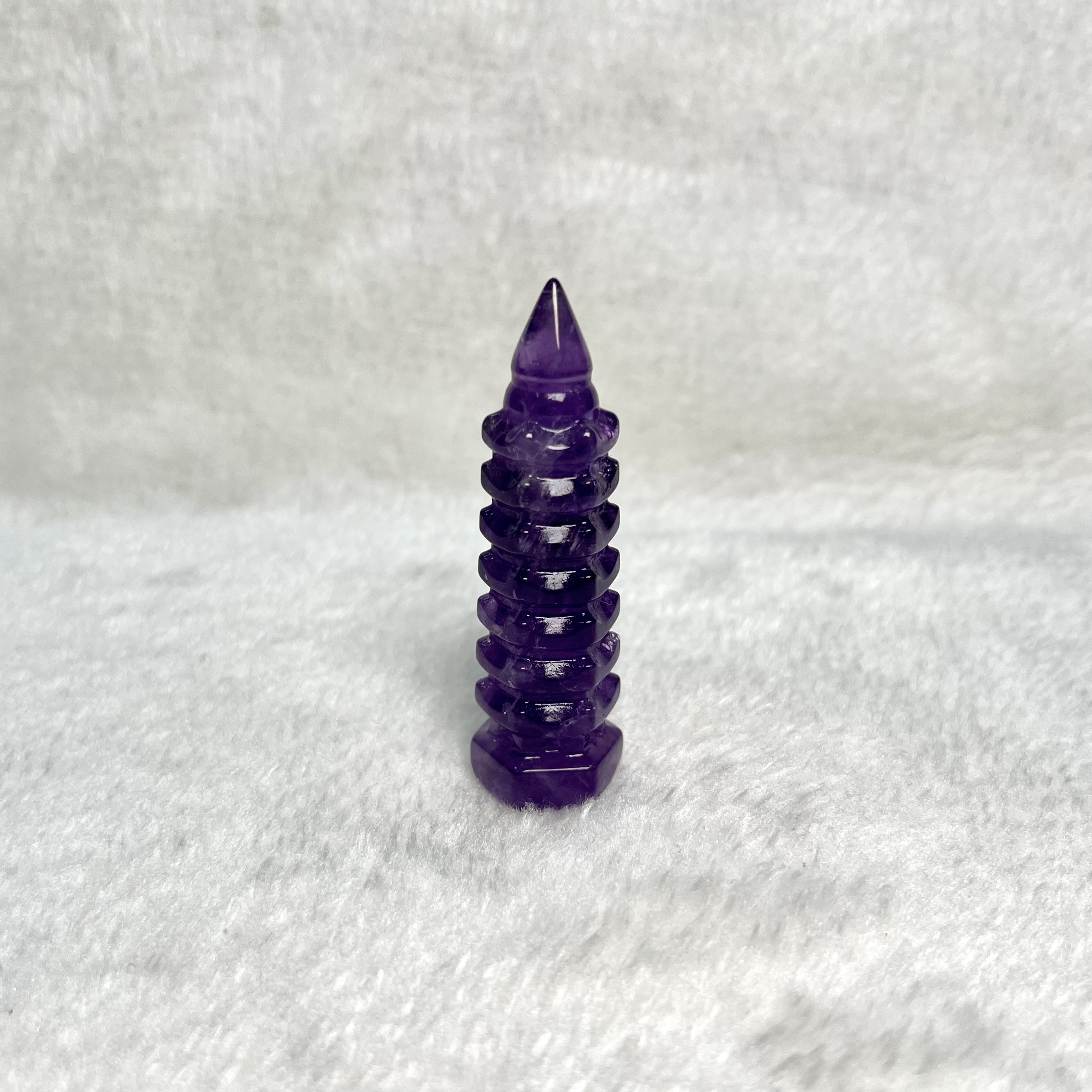 紫晶文昌塔 (七層)  #A689