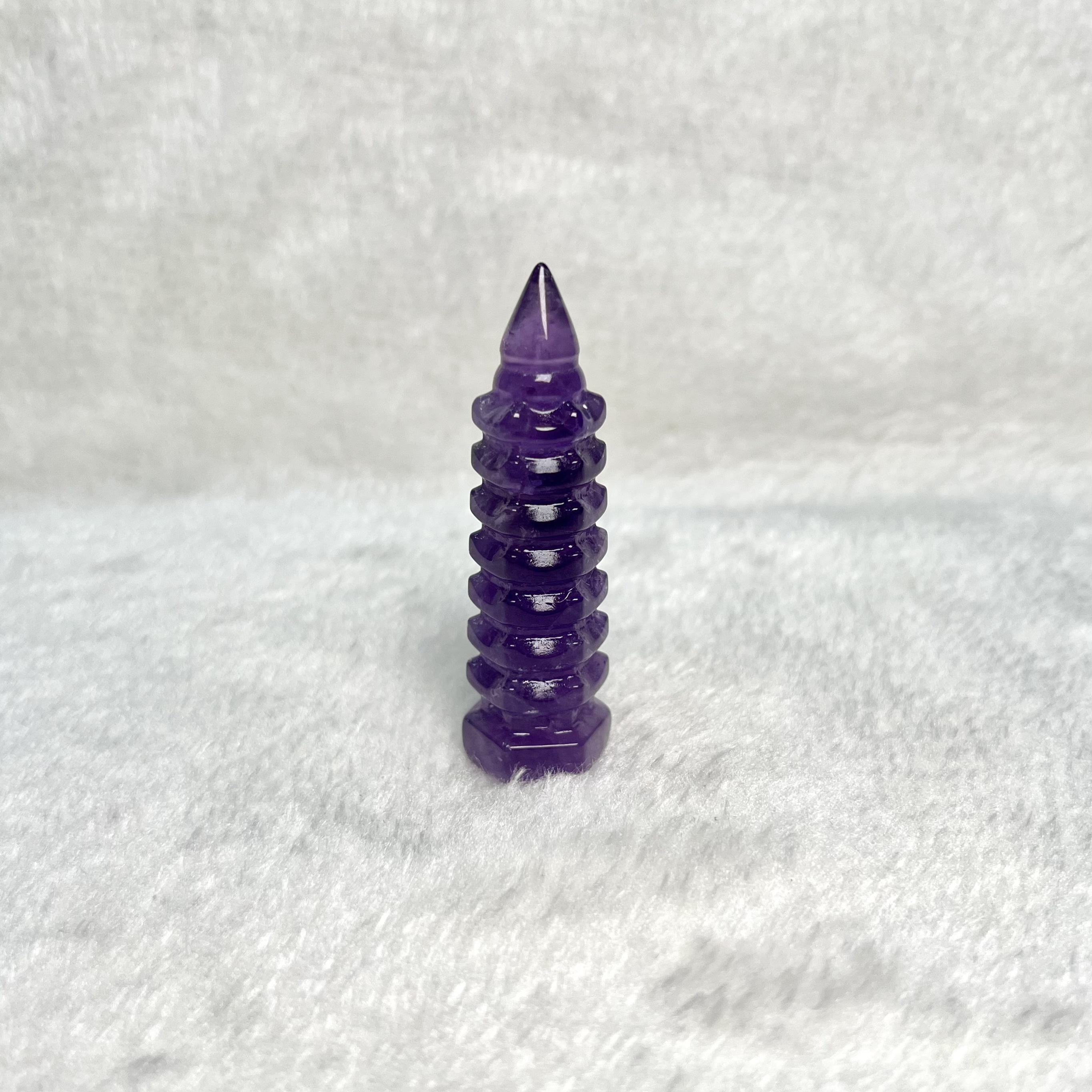 紫晶文昌塔 (七層)  #A689