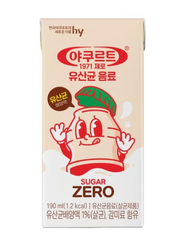 SK011 韓版1971益力多 期間限定 Zero 無糖 190ml 20送 4 共24個 1Pack exp:3個月以上