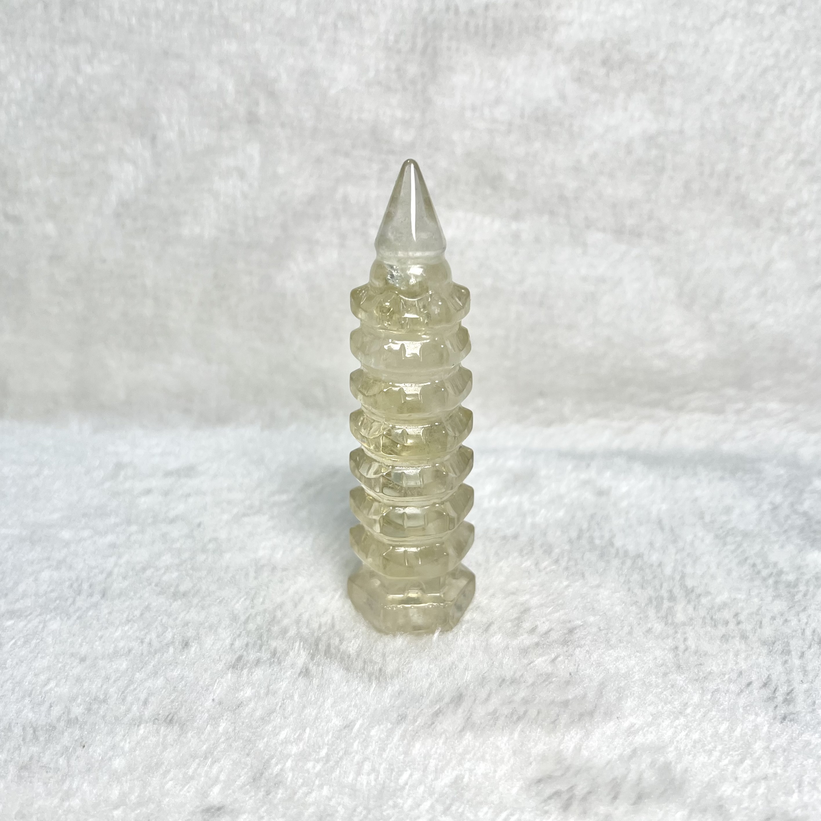 黃晶文昌塔 (七層)  #A691