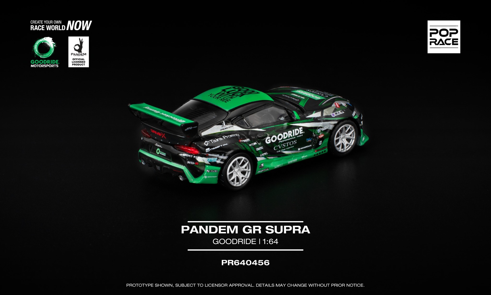 預訂:1/64 POP RACE  Pandem GR Supra Goodride (PR640456 )