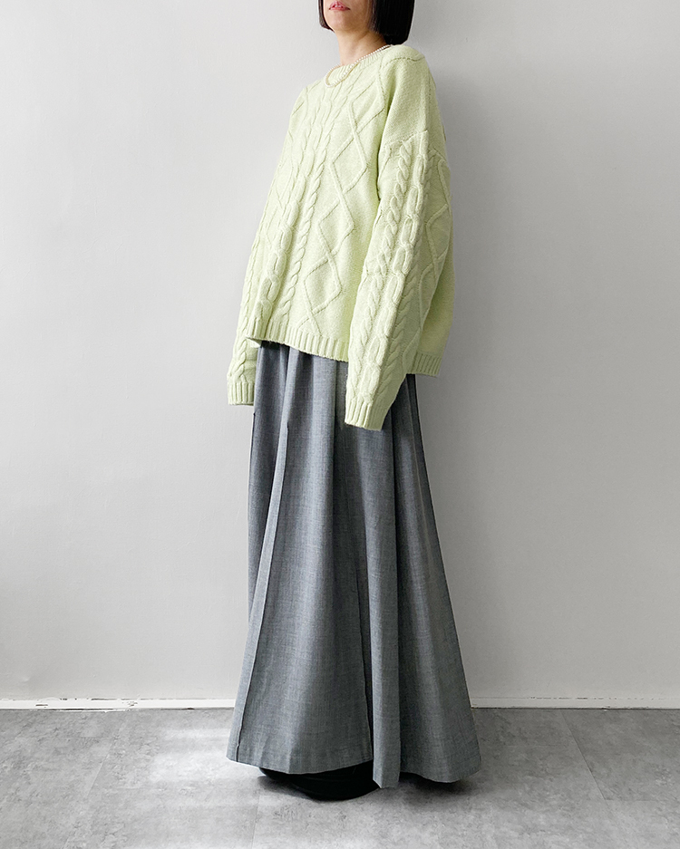 MFT-2851 復古織花毛衣