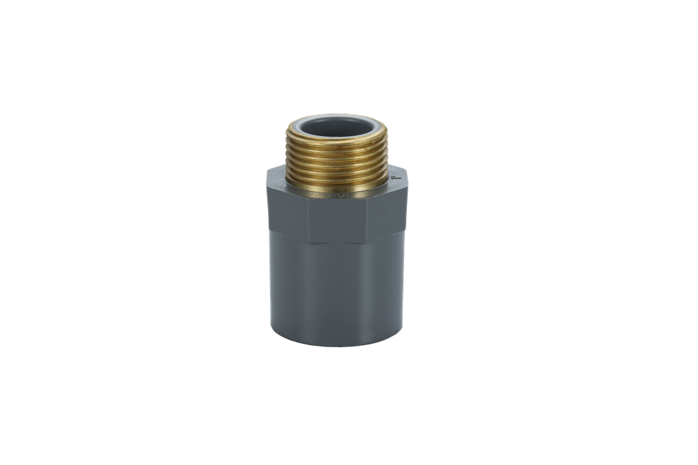 PVC外牙接頭-入銅