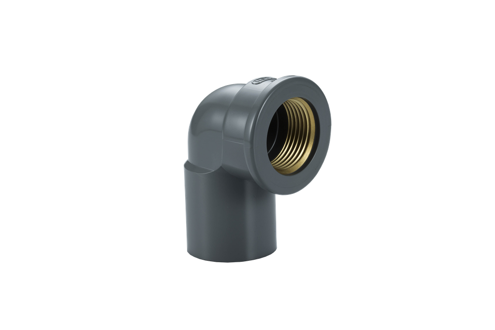 PVC龍口彎頭-入銅