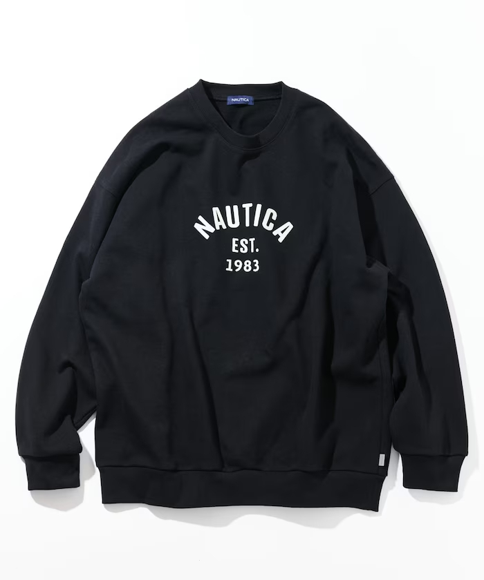 <預購> 日線 NAUTICA 毛氈布章圓領衛衣 (3colors)