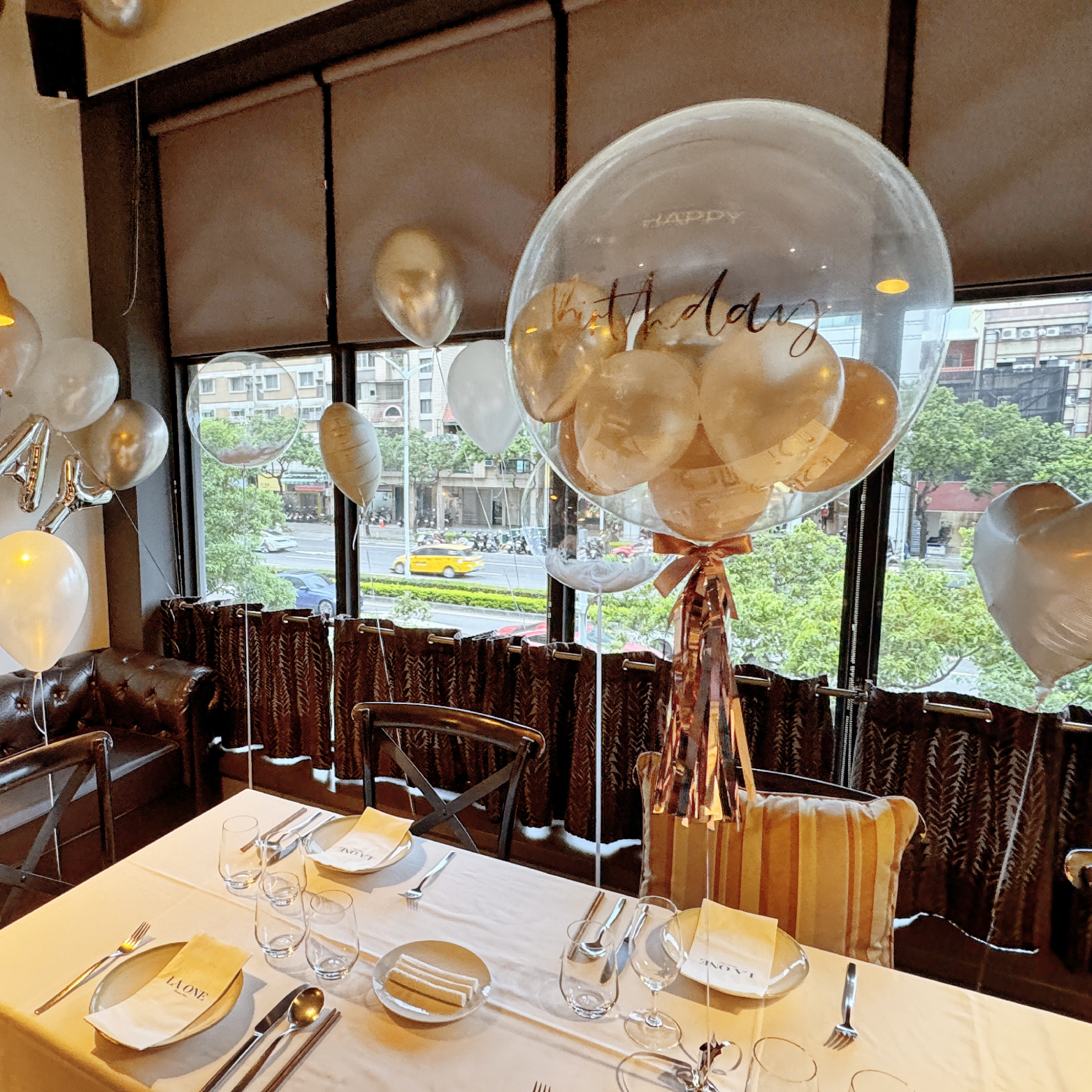 【餐廳】LA ONE．奶茶色系