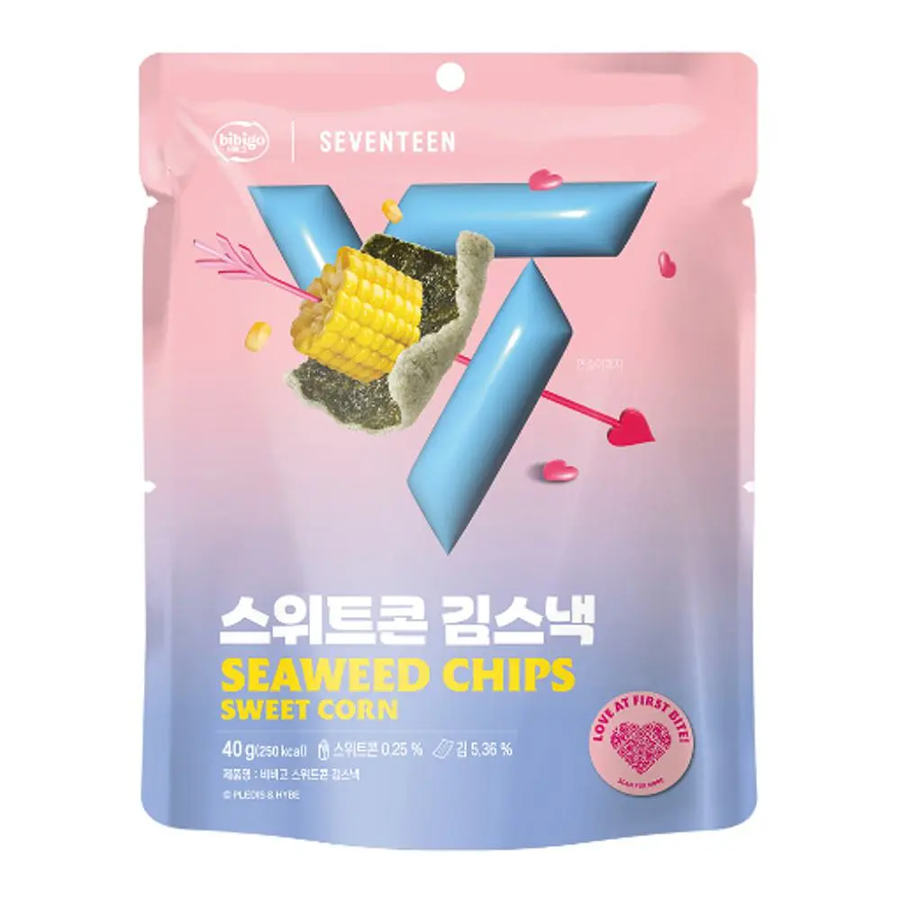 SK060 bibigo) 粟米味 海苔片40g seventeen版 EXP:3個月以上