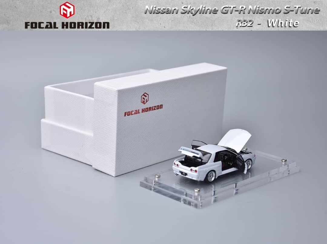 預訂:1/64 Focal Horizon Nissan Skyline GT-R R32 Nismo S-Tune White (FHNSR32W3 )
