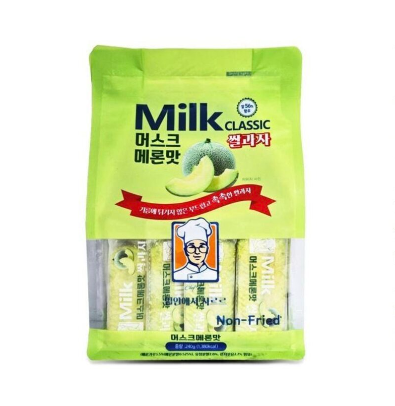 SK066 milk classic 米餅 哈蜜瓜味 240g EXP:3個月以上