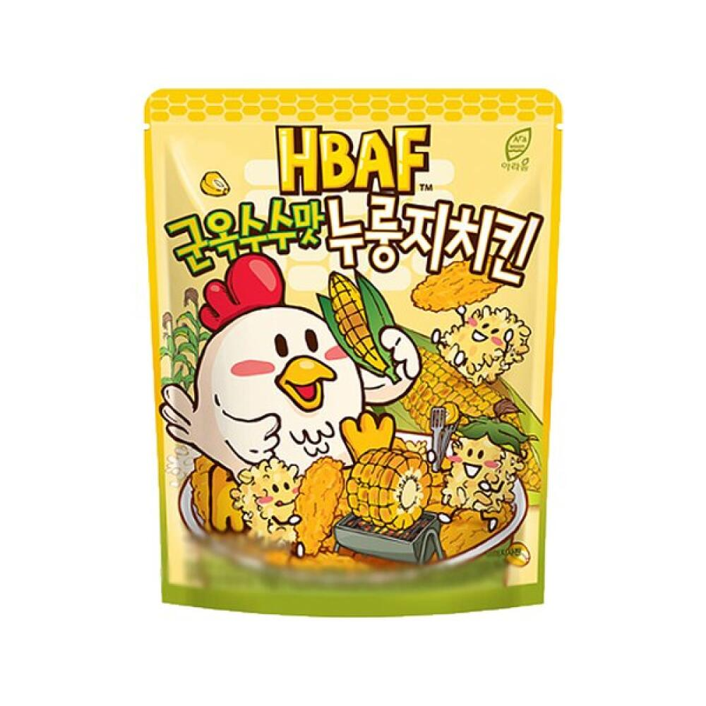 SK075 HBAF 鍋巴烤雞 烤粟米味 40g EXP:3個月以上