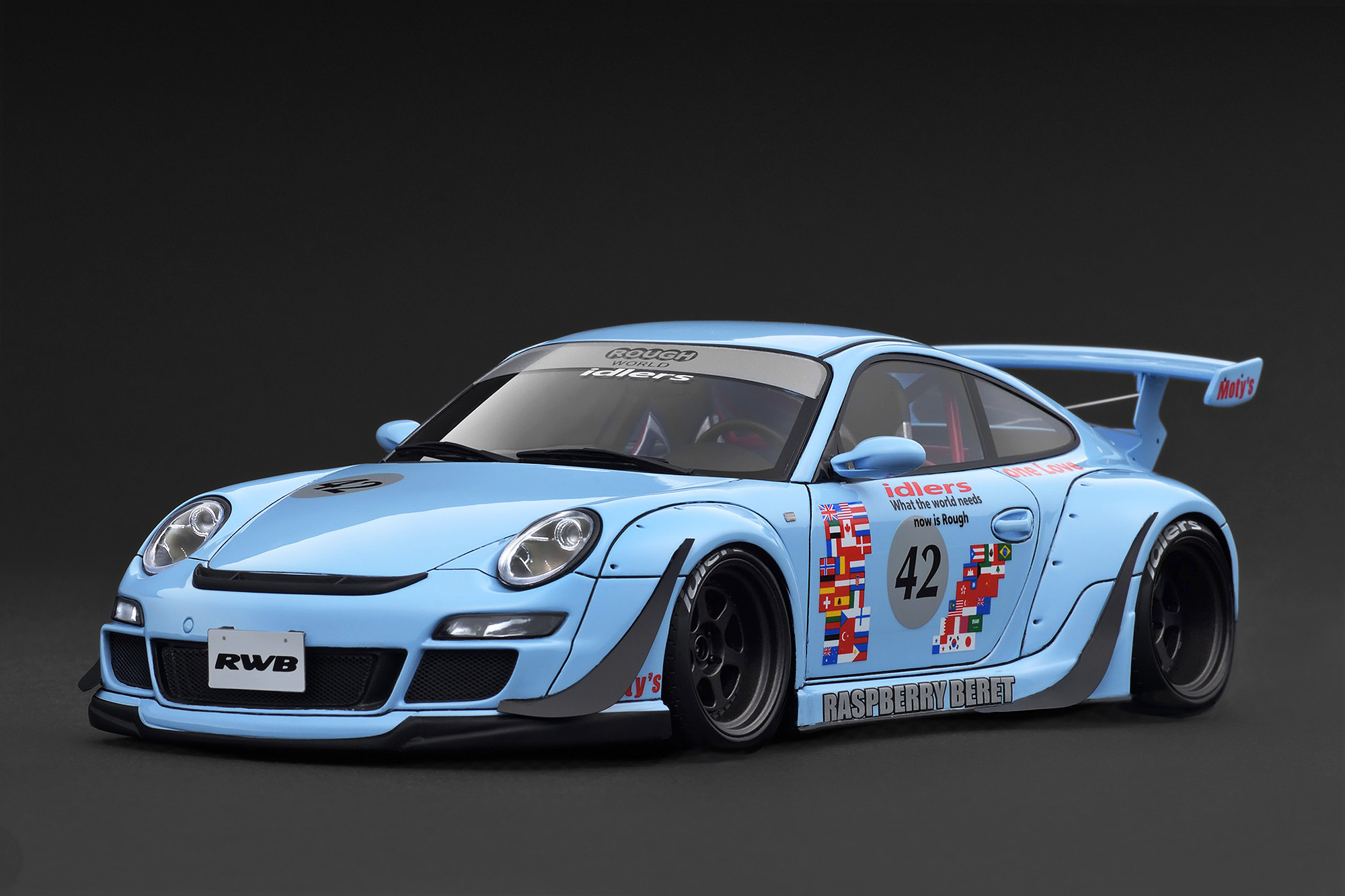 預訂 (訂金$300) (預訂價$2214): 1/18 IG RWB 997 Light Blue (IG3958)