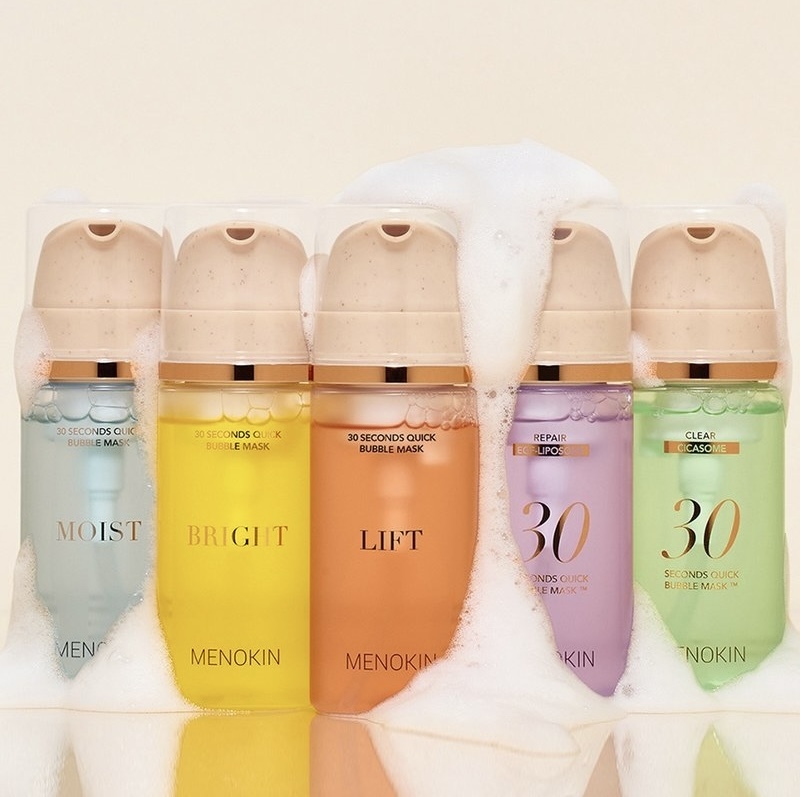 少 量 現 貨 ｜韓國純素 MENOKIN 30秒速效泡泡面膜 95ml