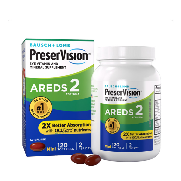 PreserVision AREDS 2 護眼維生素 - 2倍 増強吸收