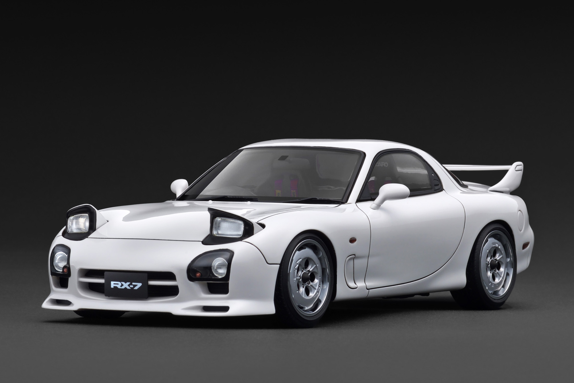 預訂 (訂金$300) (預訂價$2214): 1/18 IG Mazda RX-7 Mazda Speed A-spec (FD3S) White (IG3942)