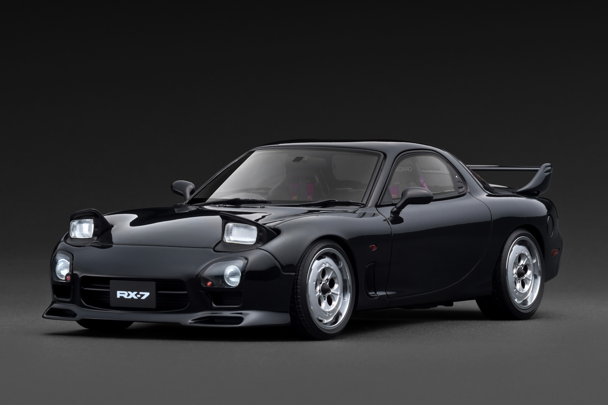 預訂 (訂金$300) (預訂價$2214): 1/18 IG Mazda RX-7 Mazda Speed A-spec (FD3S) Black (IG3943)