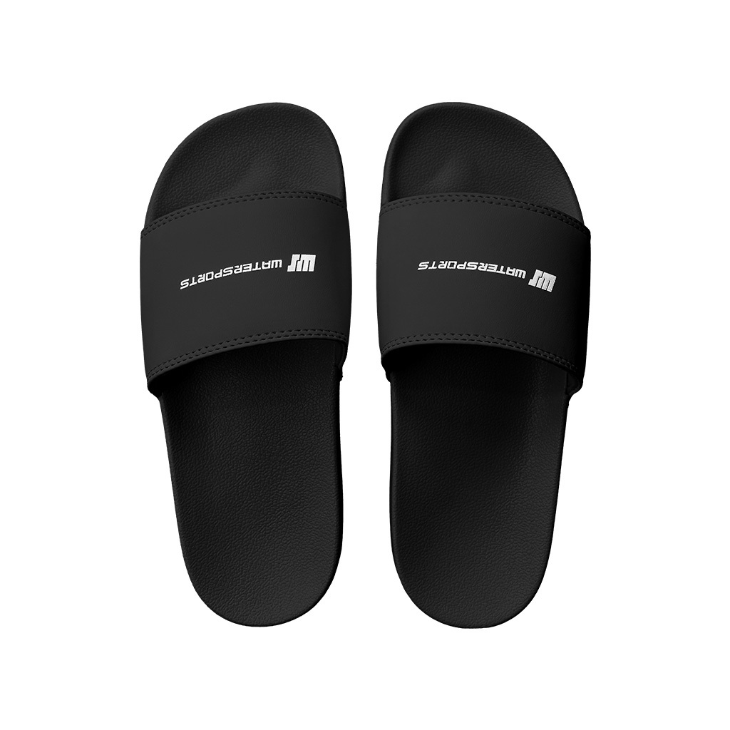 中性休閒防滑涼鞋 - 黑