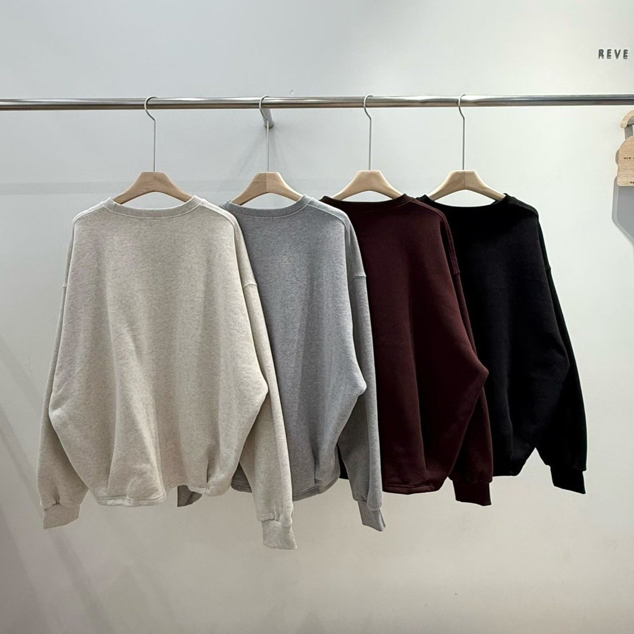 REVE時尚落肩衛衣