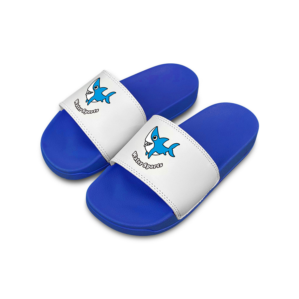 兒童休閒防滑涼鞋 - 藍