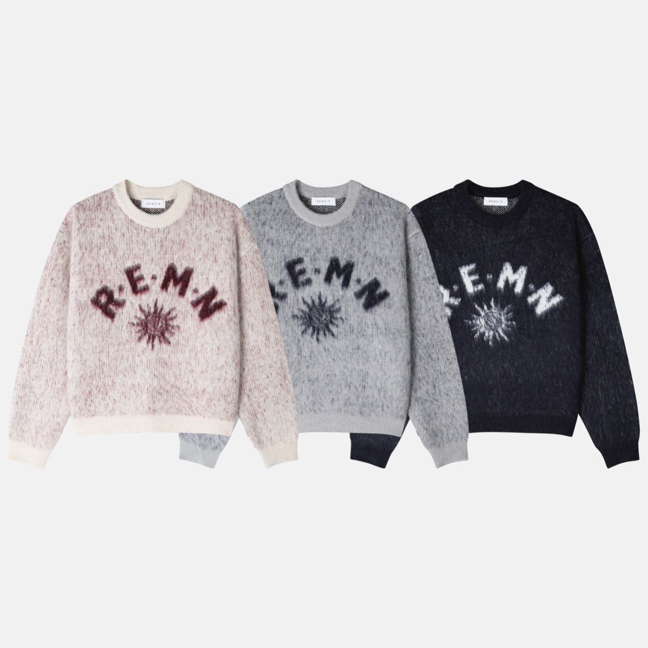 英文字針織衫 REMAIN-043T