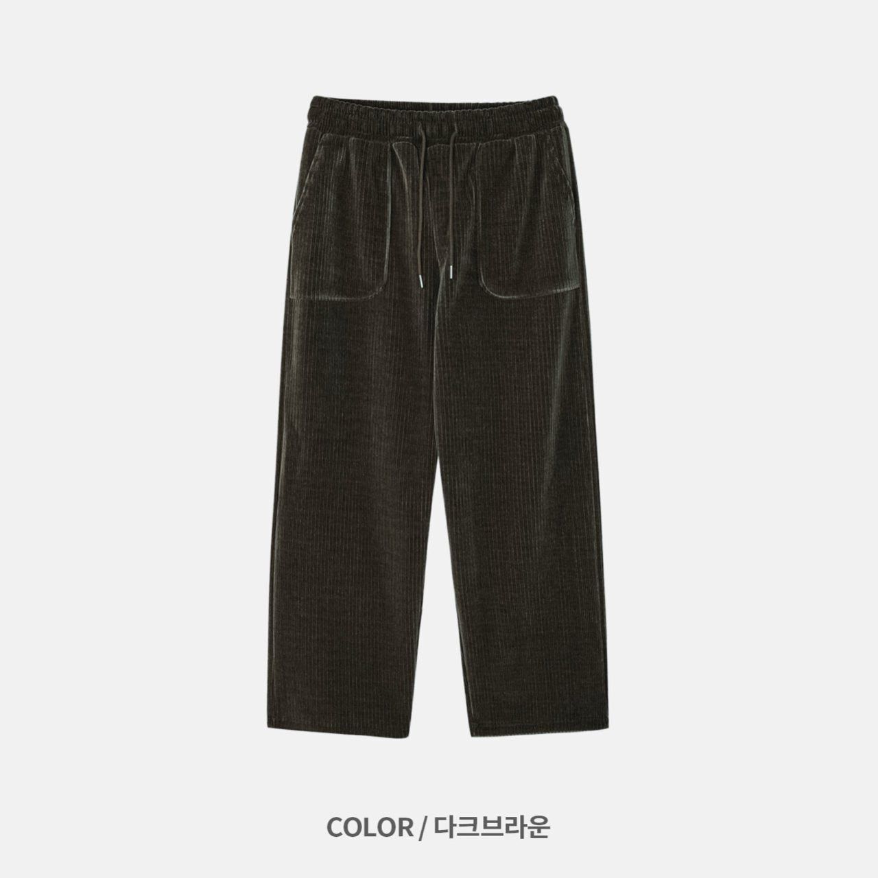 暗直紋鬆身褲 REMAIN-047P