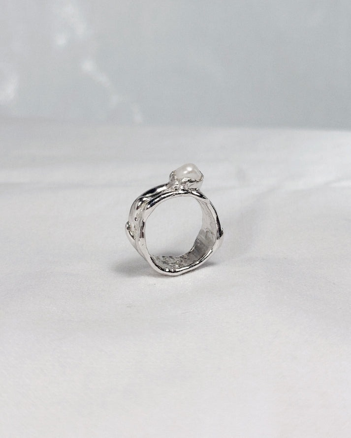 PROJ-ORNMNT 沉積珍珠熔鑲戒