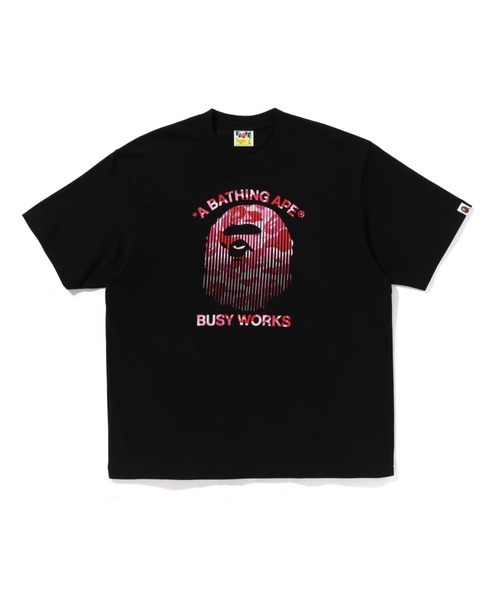 A BATHING APE BAPE 迷彩間格 猿人頭 短T ABC CAMO FADE APE HEAD FW25