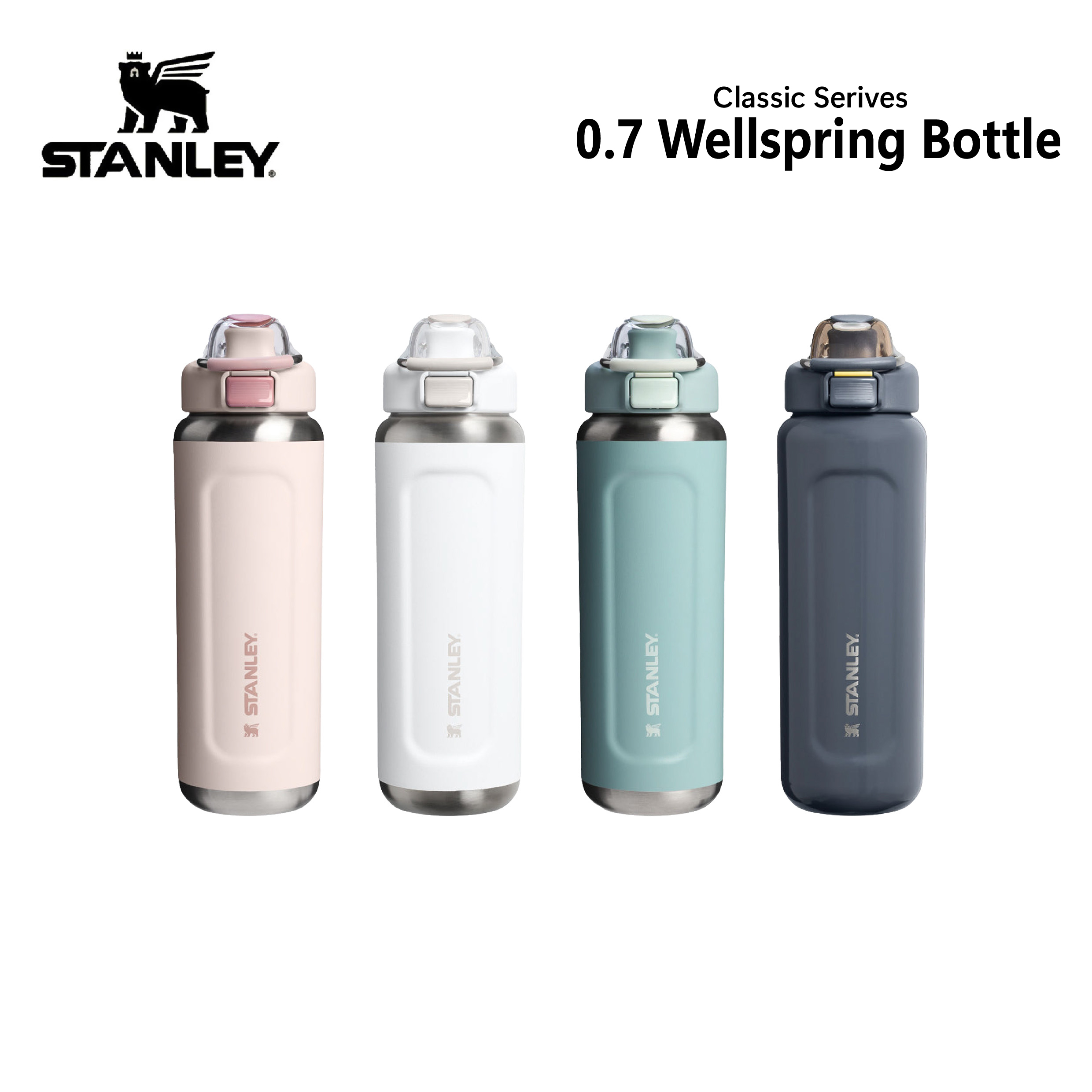 STANLEY Wellspring Bottle / 經典系列 0.7L 彈蓋堤環水壺