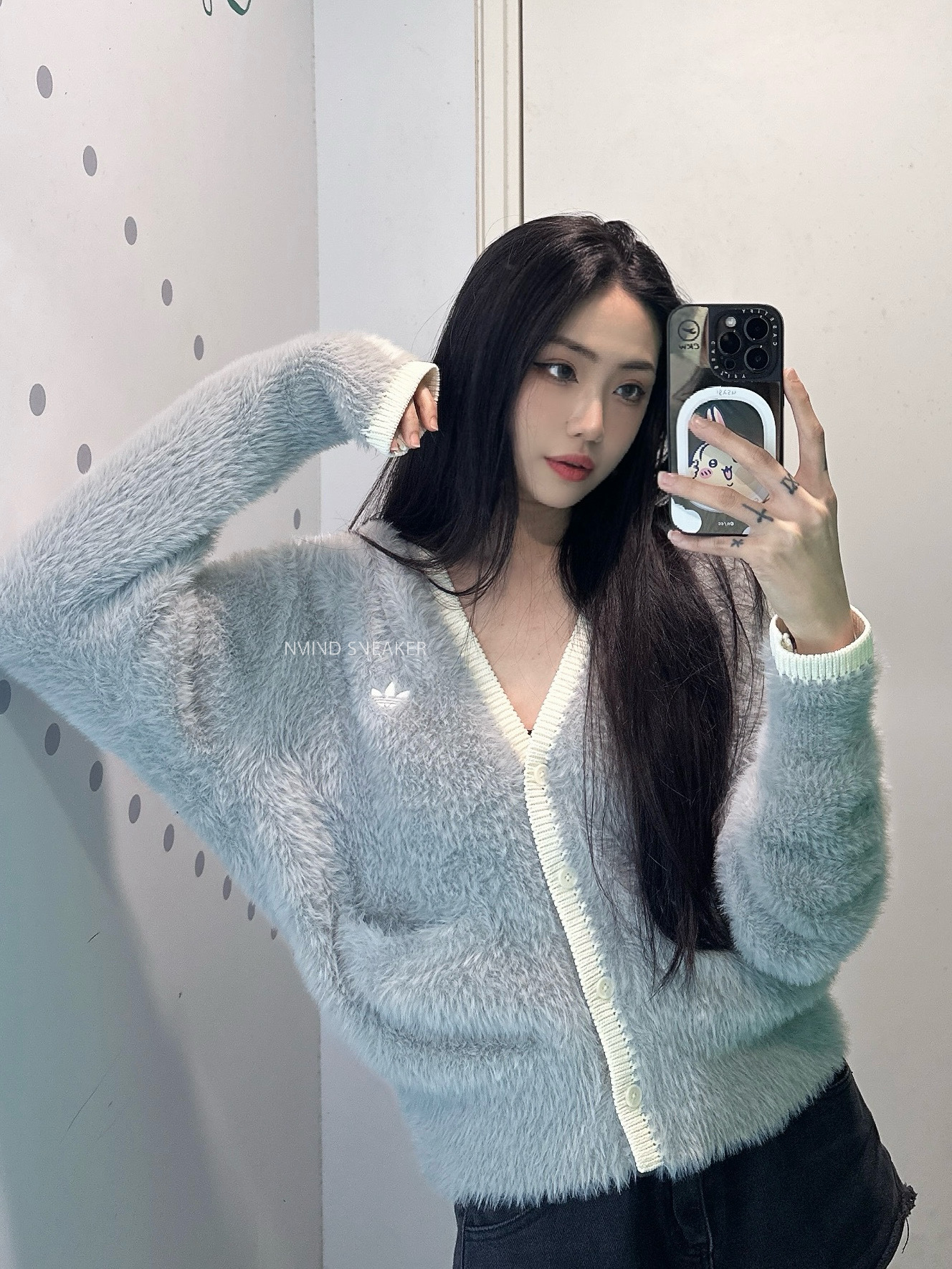 adidas Originals 超軟 馬海毛開襟外套