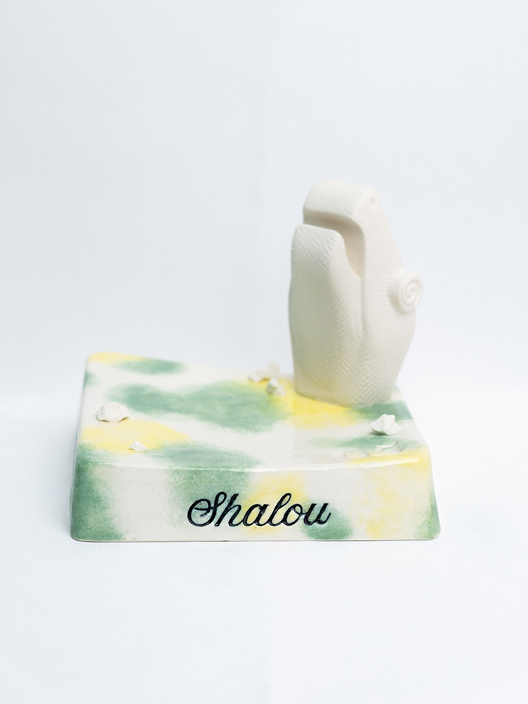 Snakes & Ladders Incense Holder Green Yellow
