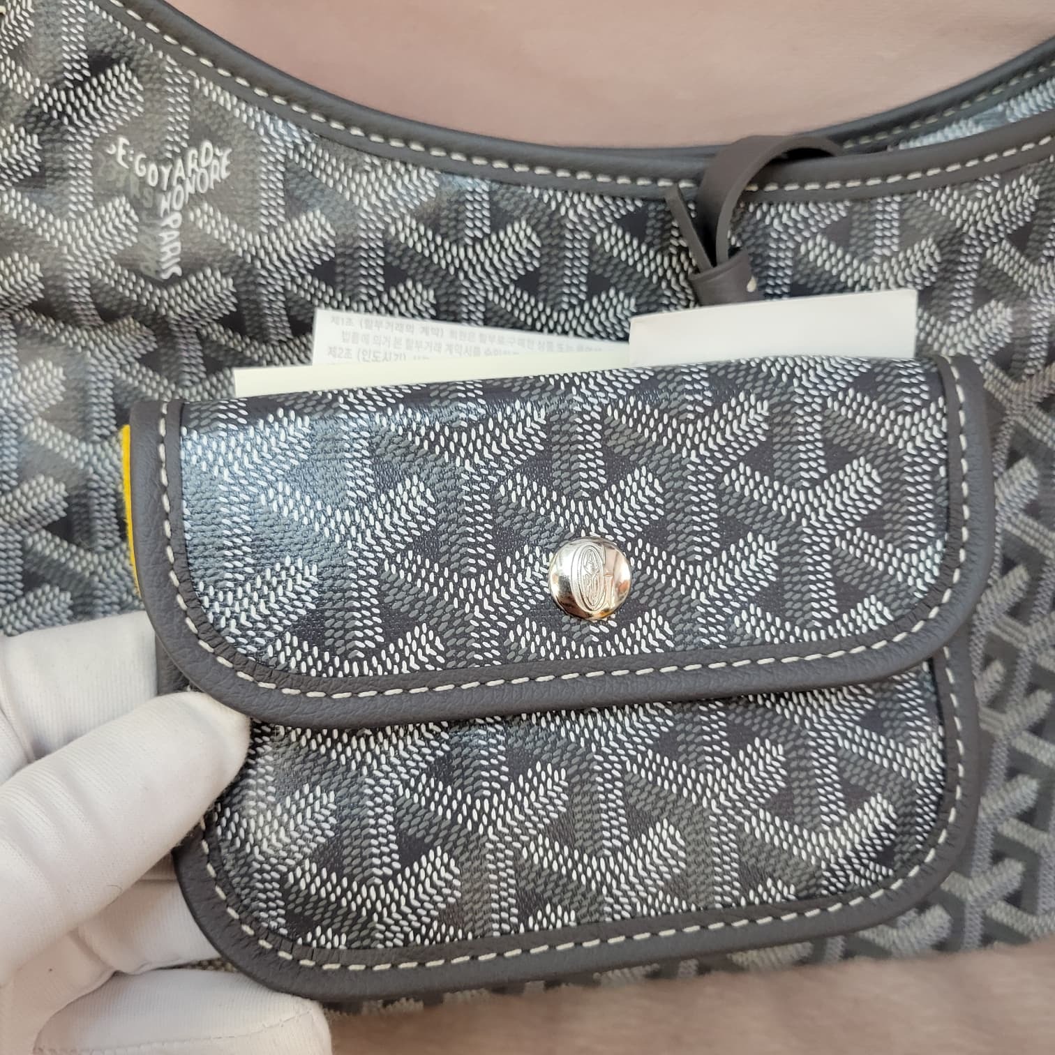 Goyard mini hobo gris灰色