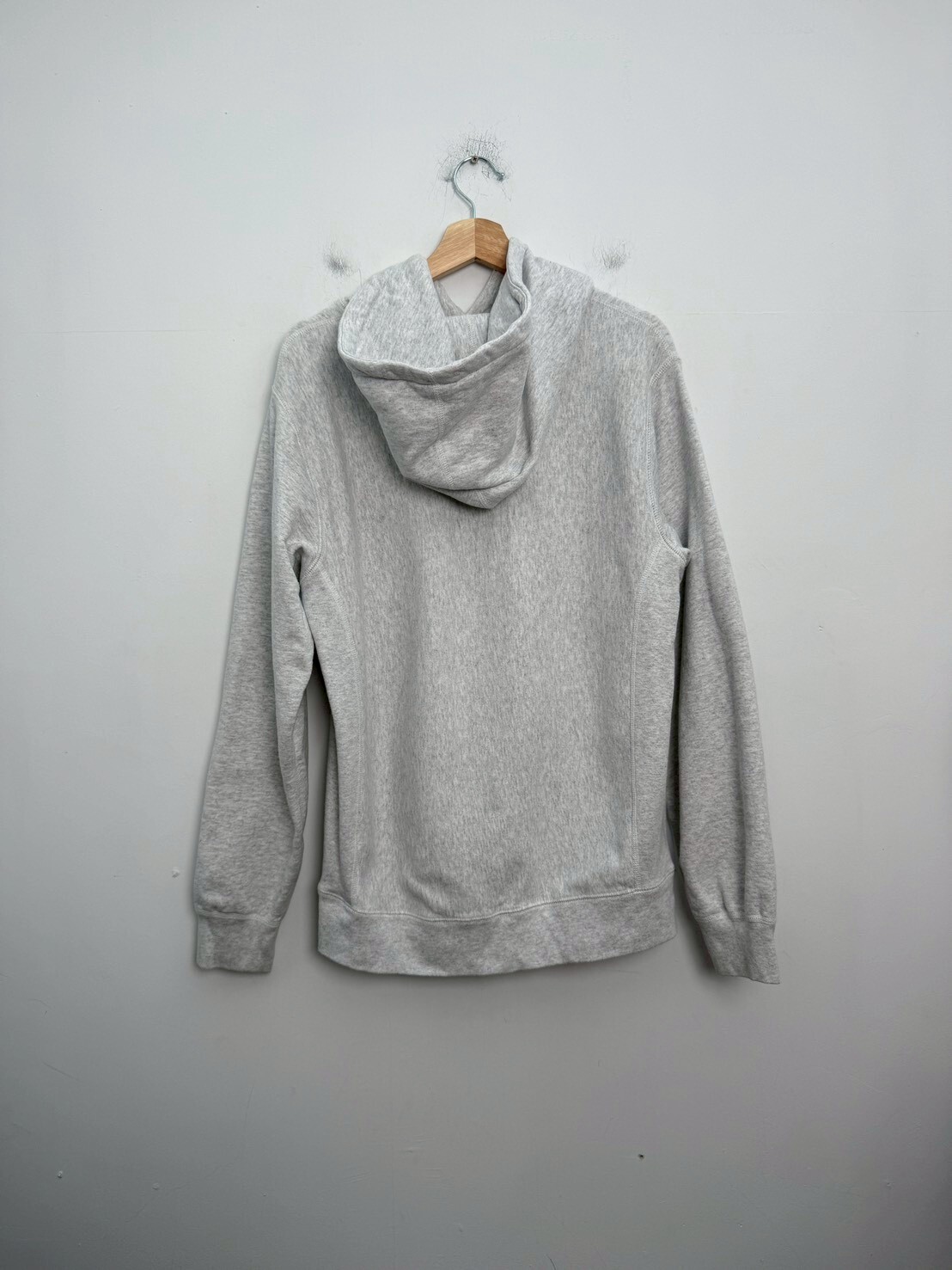 Supreme Apple Hooded Sweatshirt Ash Grey SIZE M