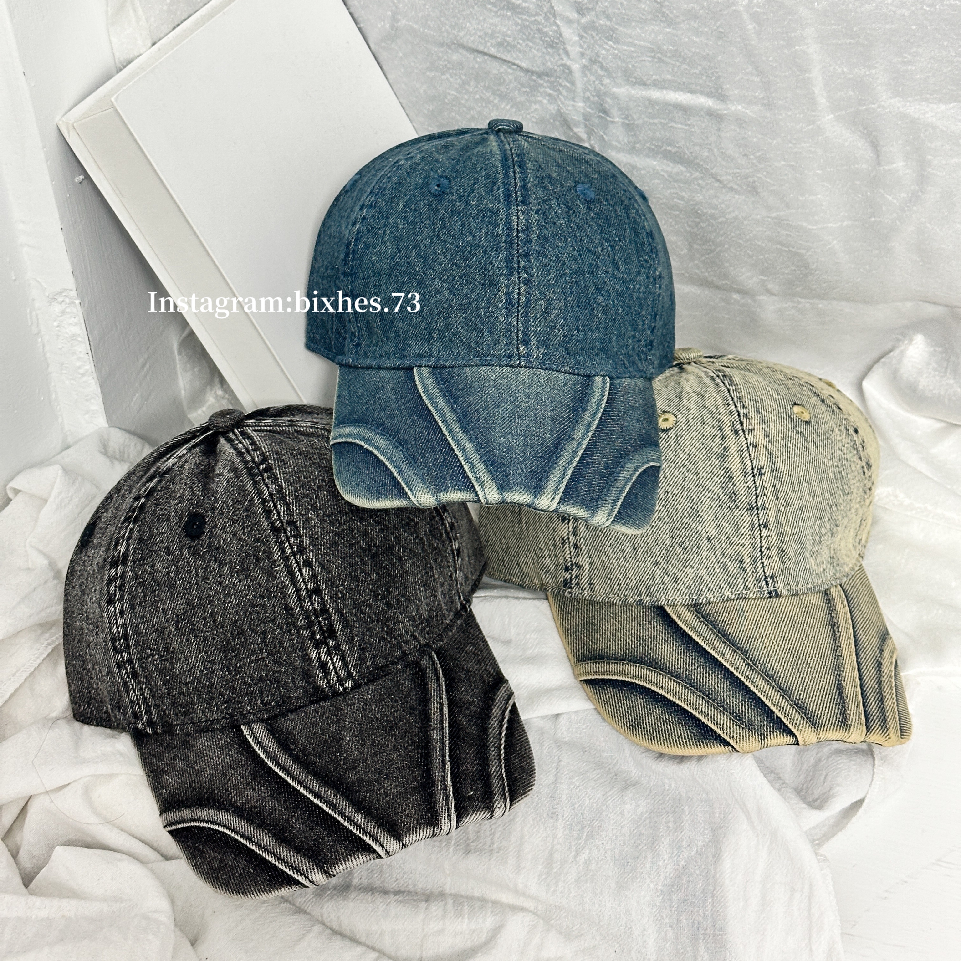 美式線條水洗老帽(H00024)