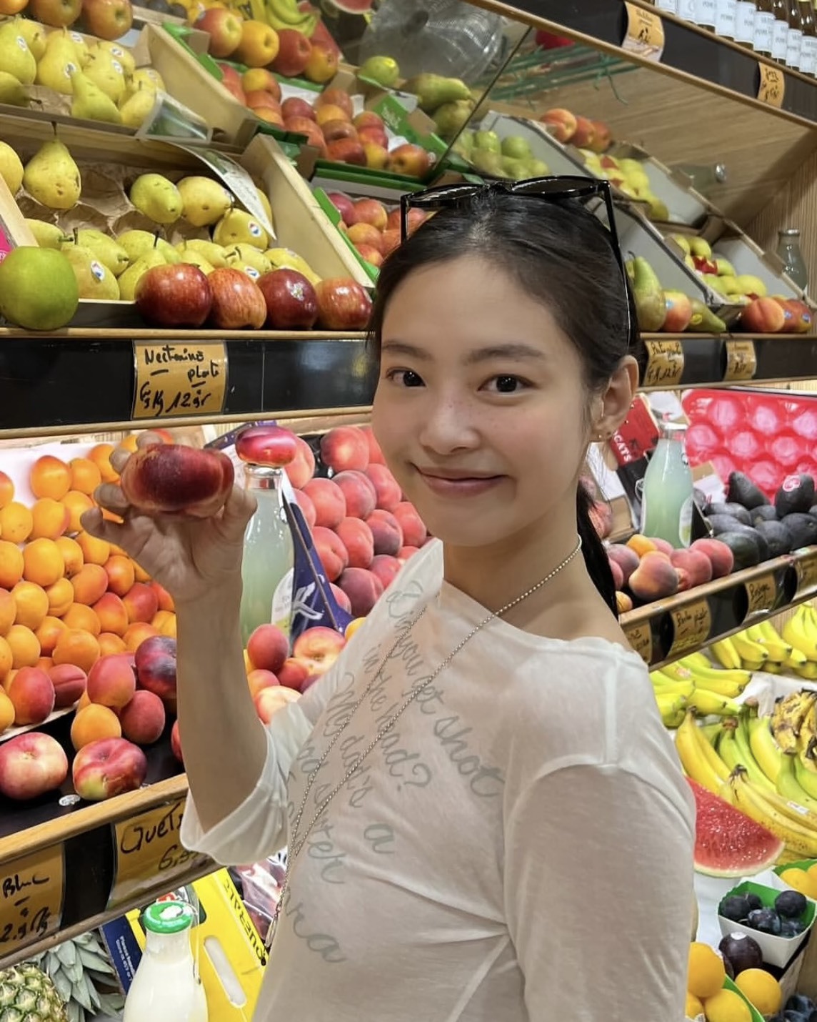 <金珍妮同款!!>Gila Archive Lettering Sheer Long Sleeve 透膚 長袖 四色