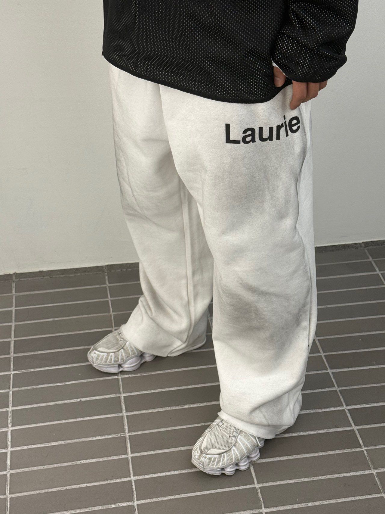 仿污英文字運動褲 WD-205P