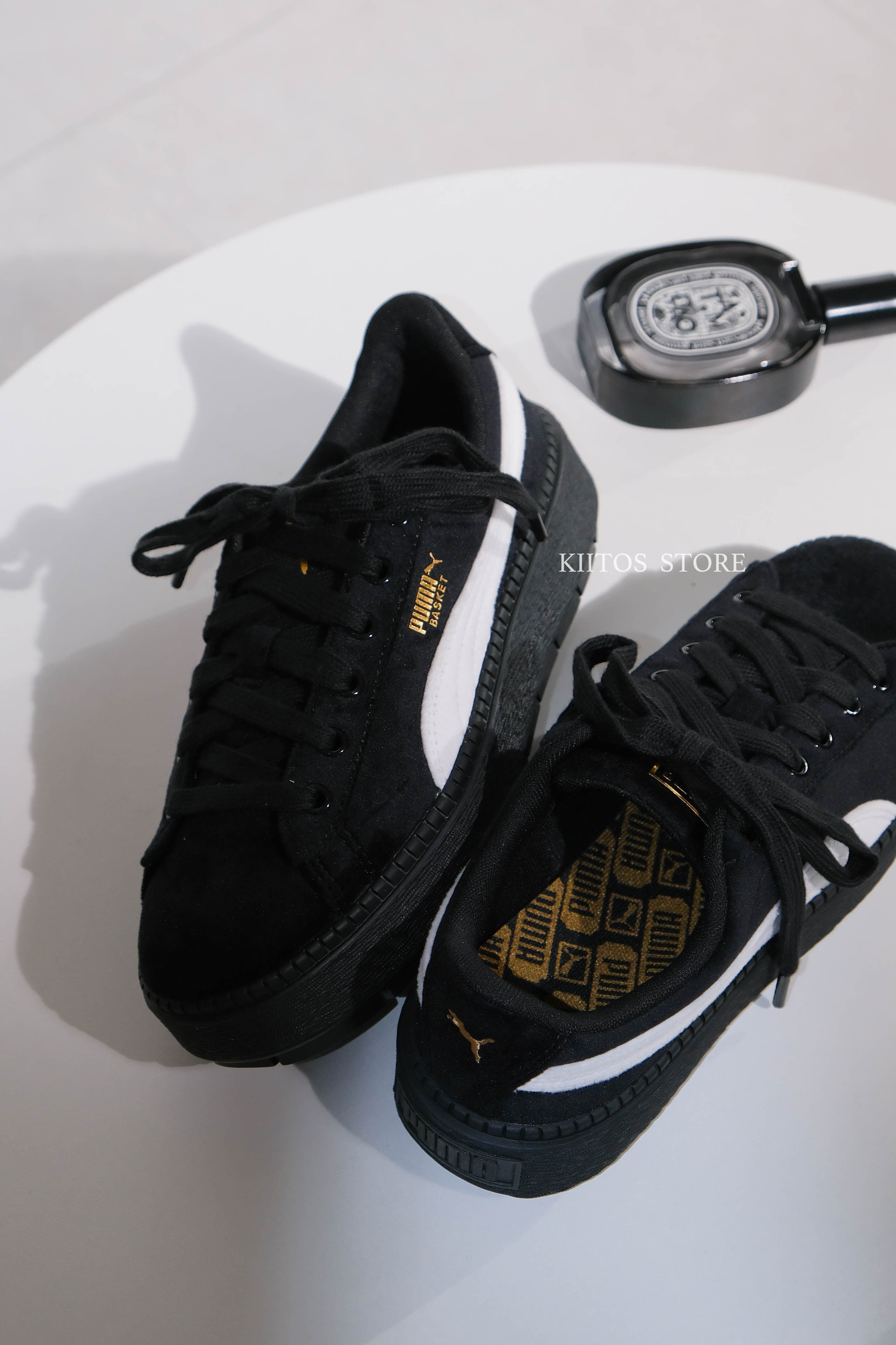 【預購】Puma Suede Platform 厚底 增高 黑白 女鞋 372613-01