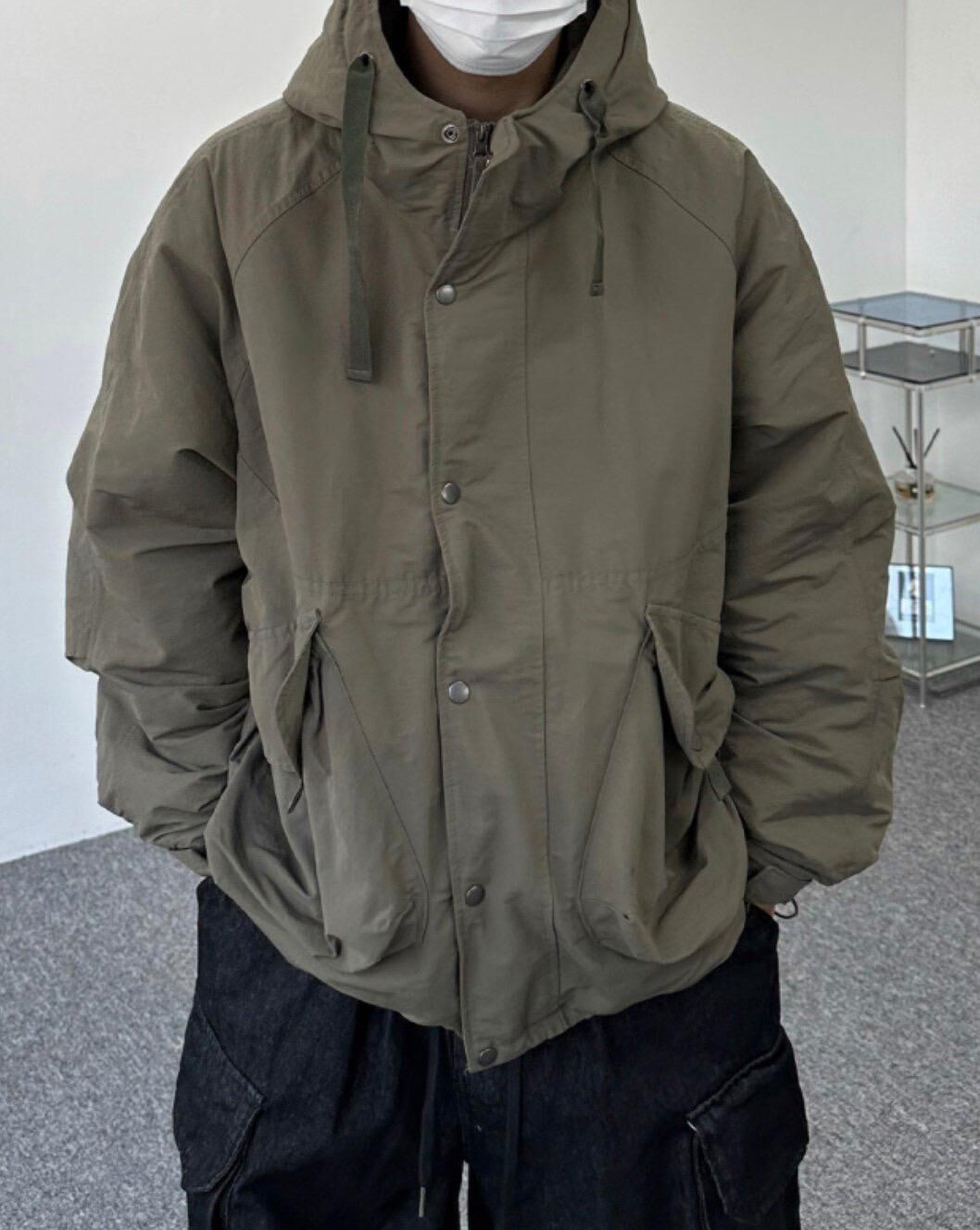 淨色連帽拉鍊外套 FARMERS-110JK