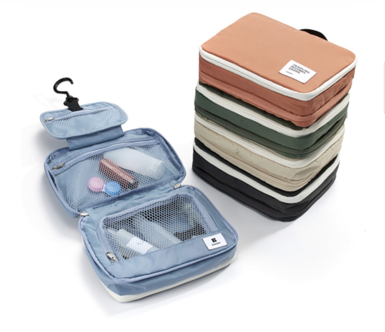 少 量 現 貨 / 預 購 產 品｜BRANDEN 旅行懸掛式洗漱袋 (3色可選) 可擴展| 防水| 三層折疊