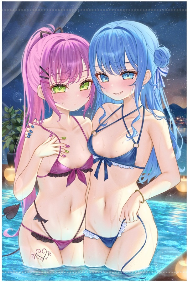 C107「同人代購」[Melonbooks代購」常闇トワ　星街すいせい　タペストリー