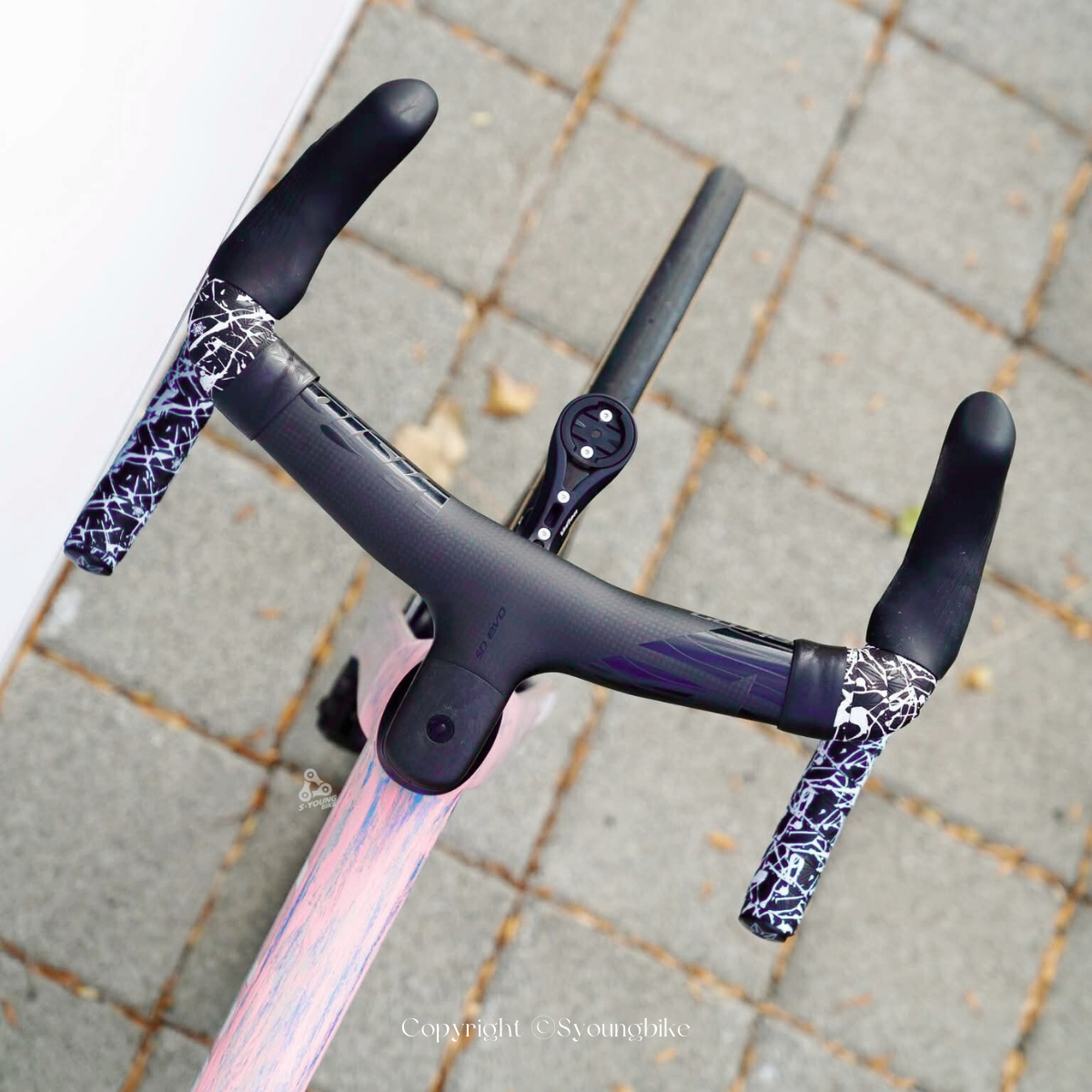 現貨【Supacaz】Super Splat 把帶 / White 噴漆飛濺白