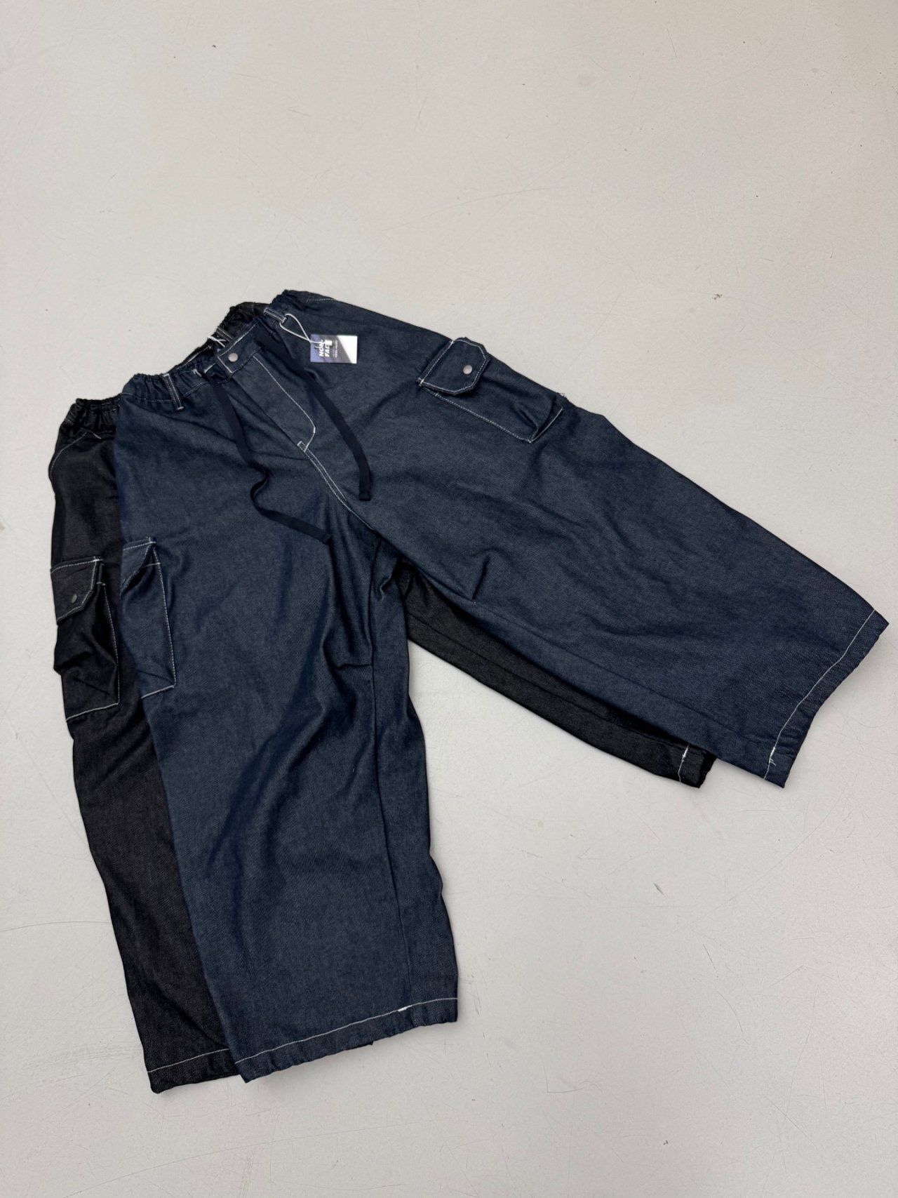 淨色工裝鬆身褲 FARMERS-120P